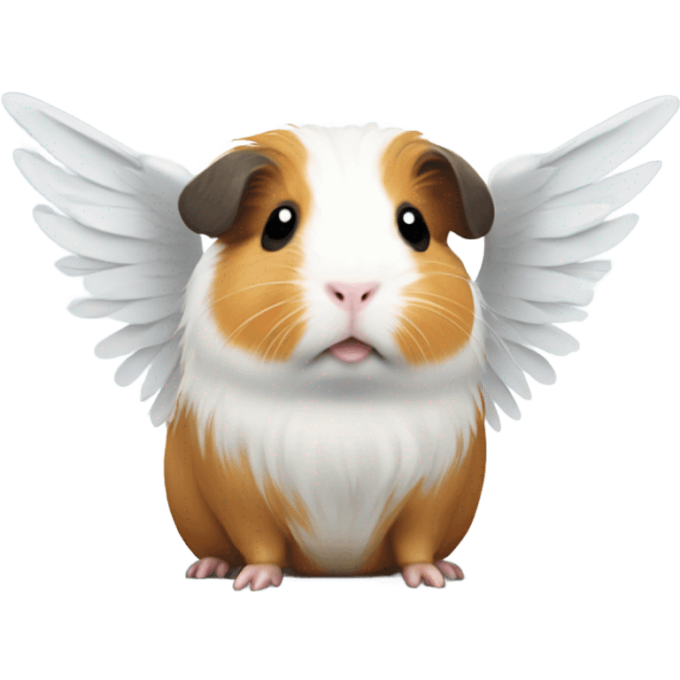 Guinea pig angel emoji