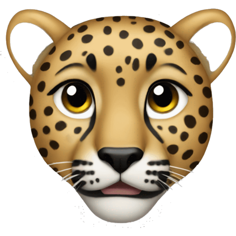 Cheeta bow emoji