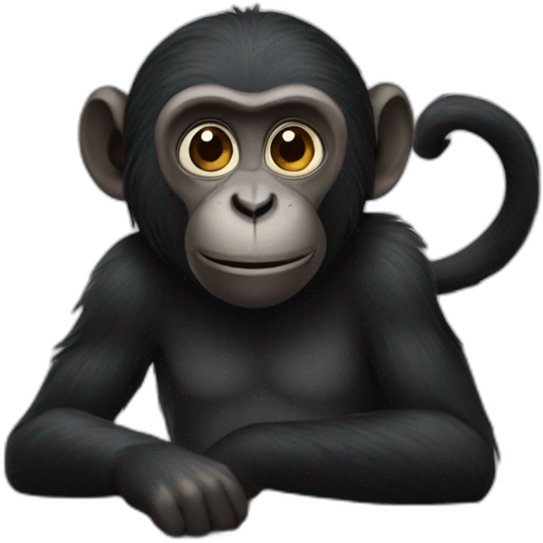 black monkey emoji