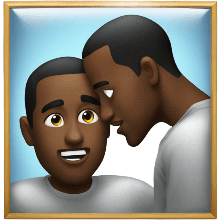 Diddy kissing Diddy emoji