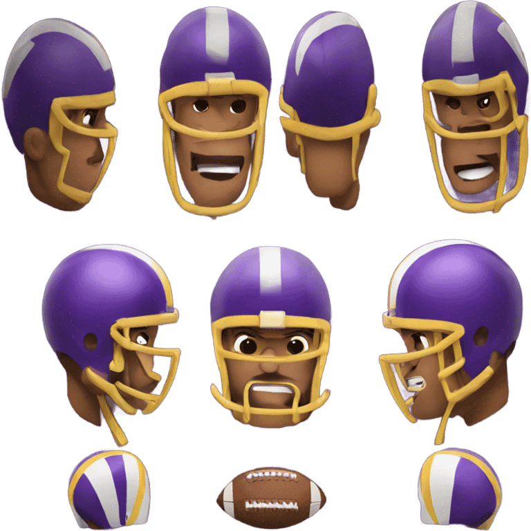 Minnesota Vikings football emoji emoji