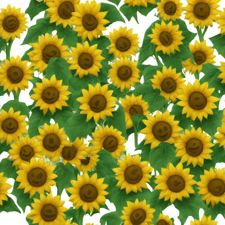 Christmas sunflower emoji