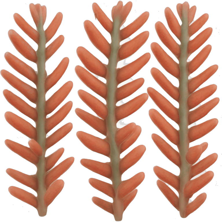 F-16 coral plant leaf emoji