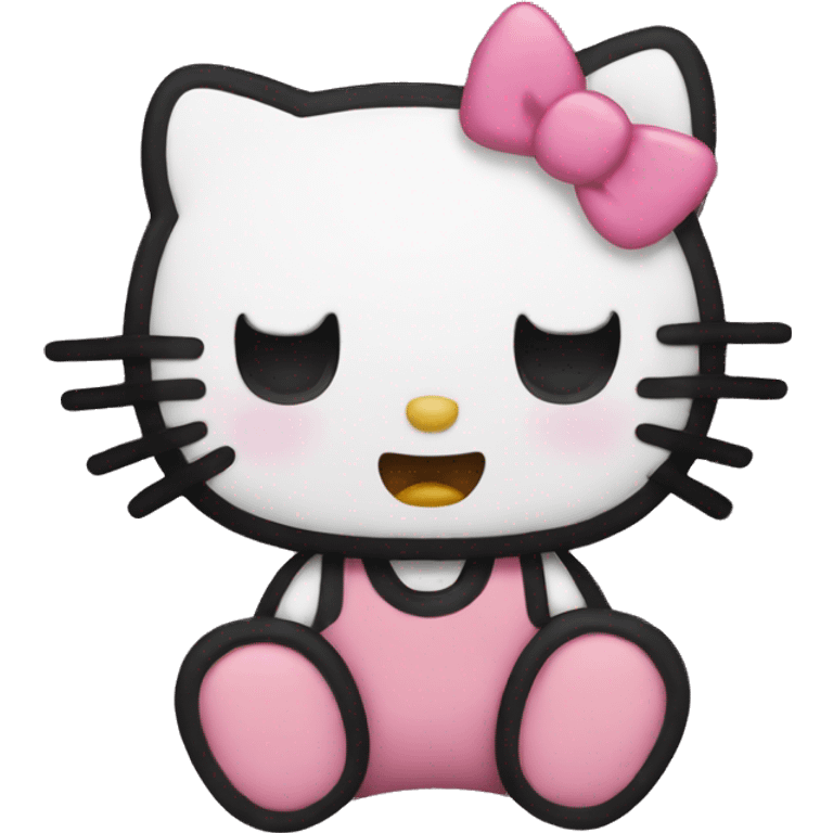 hello kitty crying emoji