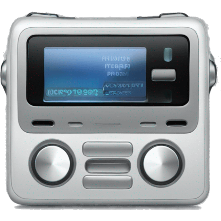 MP3 player for music emoji