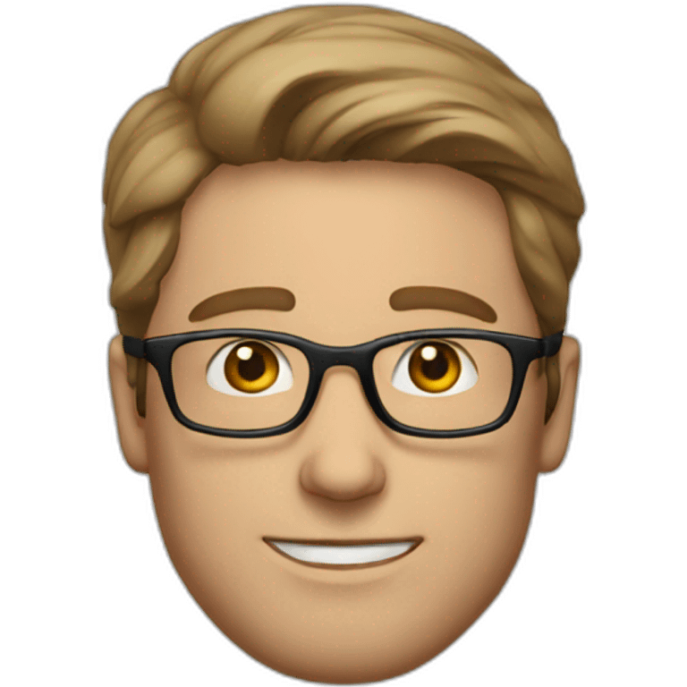 Michael Stehle with glasses emoji