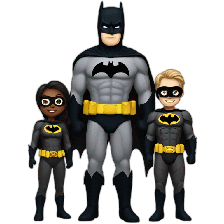 Batman family with all batsuit emoji