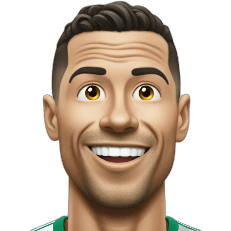 goofy distorded ronaldo emoji