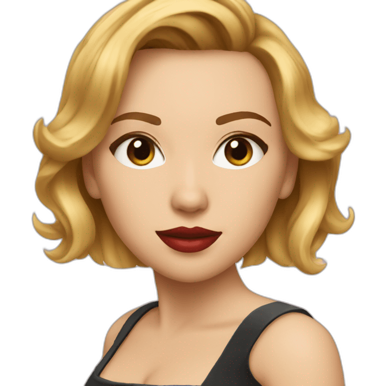 Scarlett johansson emoji