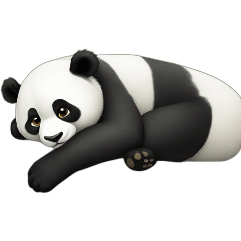 Lazy panda emoji