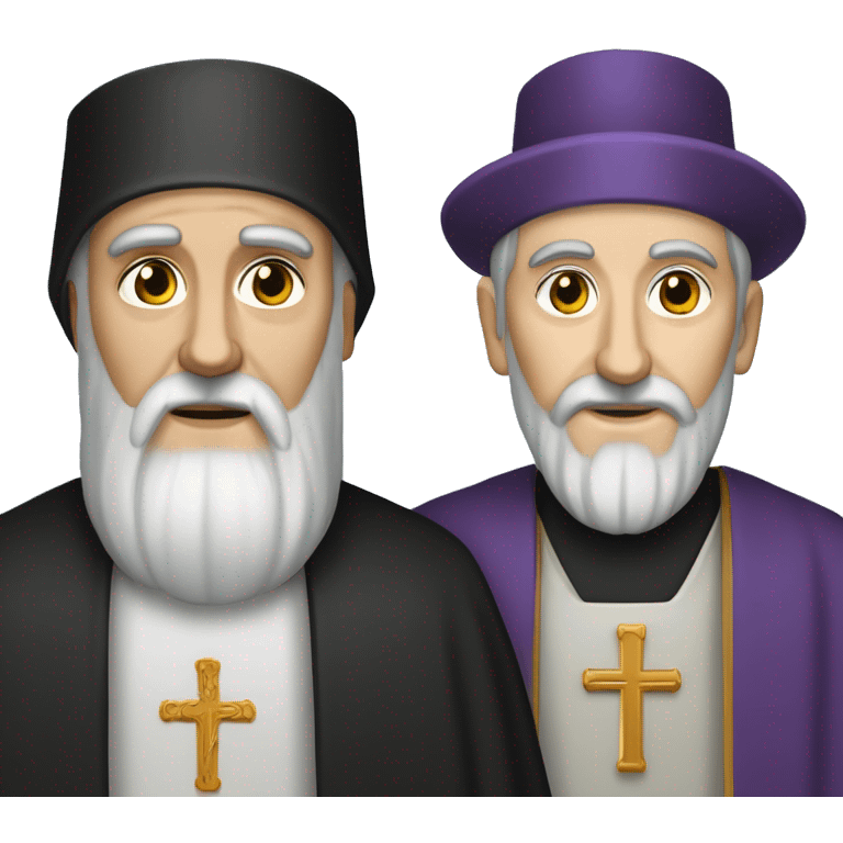 Orthodox icon Saint Cyril and Methodius  emoji