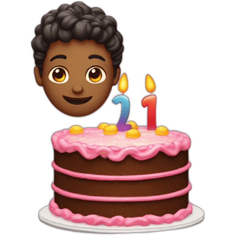 26th birthday cake emoji