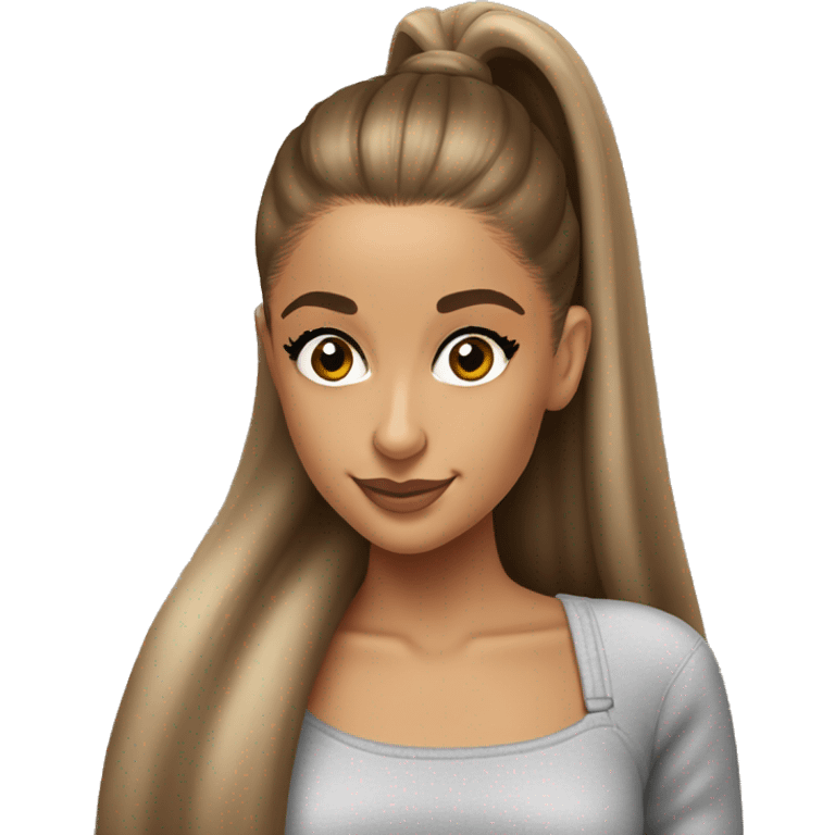 Ariana grande avec une femme grosse  emoji