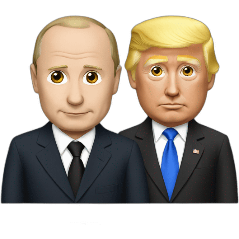 Putin and trump emoji