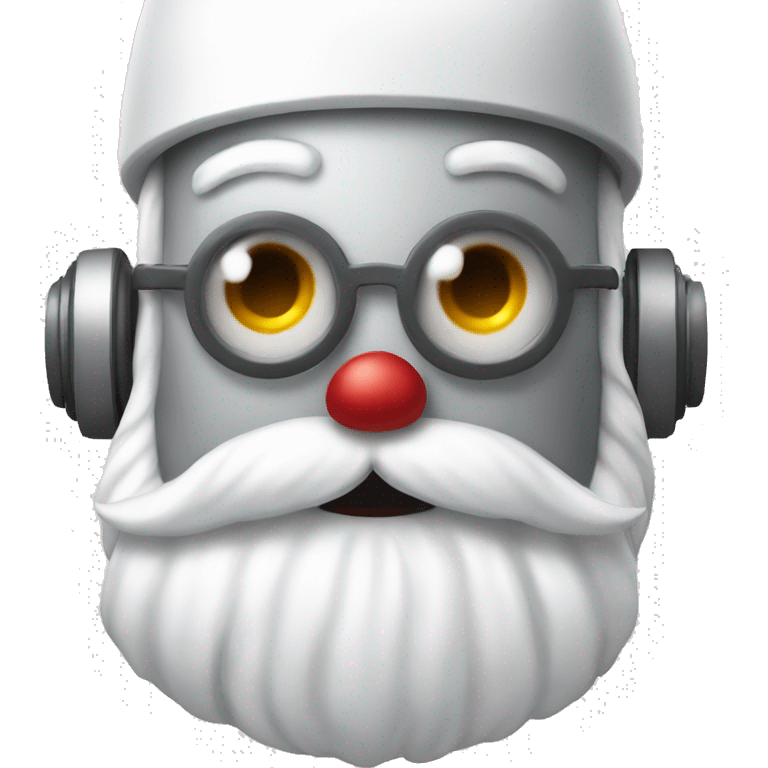 Santa robot emoji