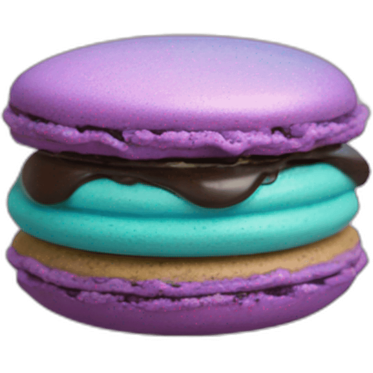 galaxy macaron emoji