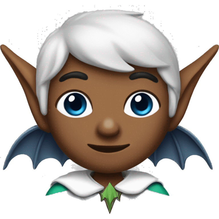 elf with bat wings emoji