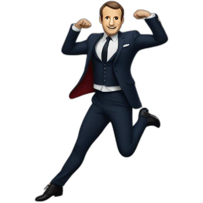 macron dansing emoji