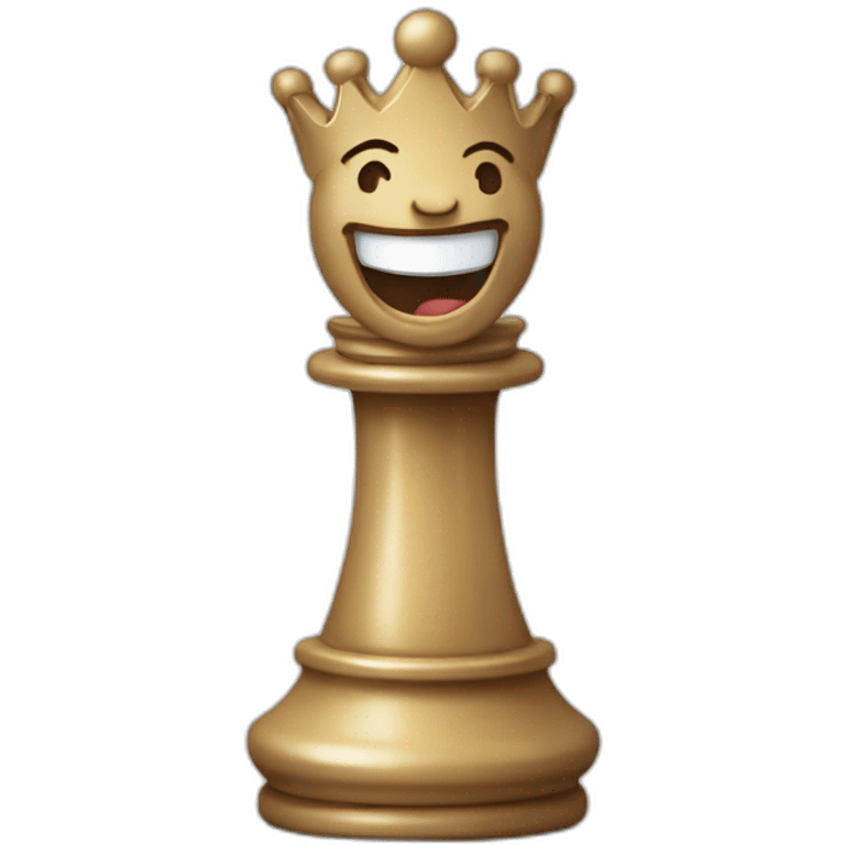 chess piece laughing evily emoji