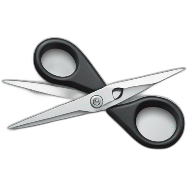 scissors cutting a thread emoji