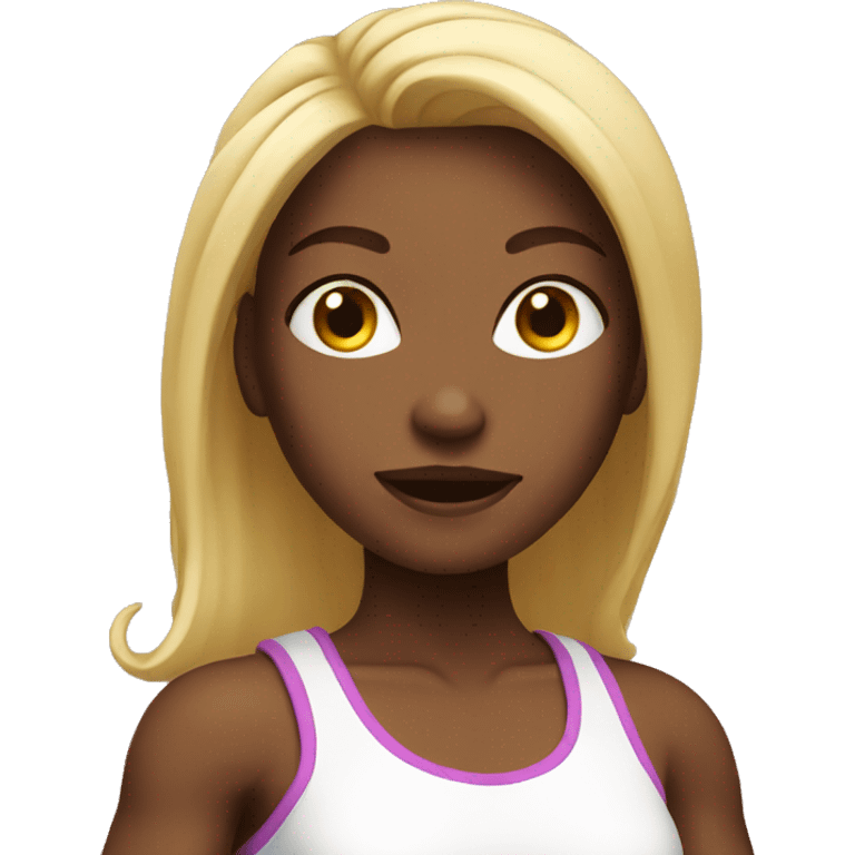 Fitness girl  emoji