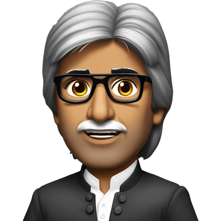 Young and angry Amitabh Bachchan  emoji