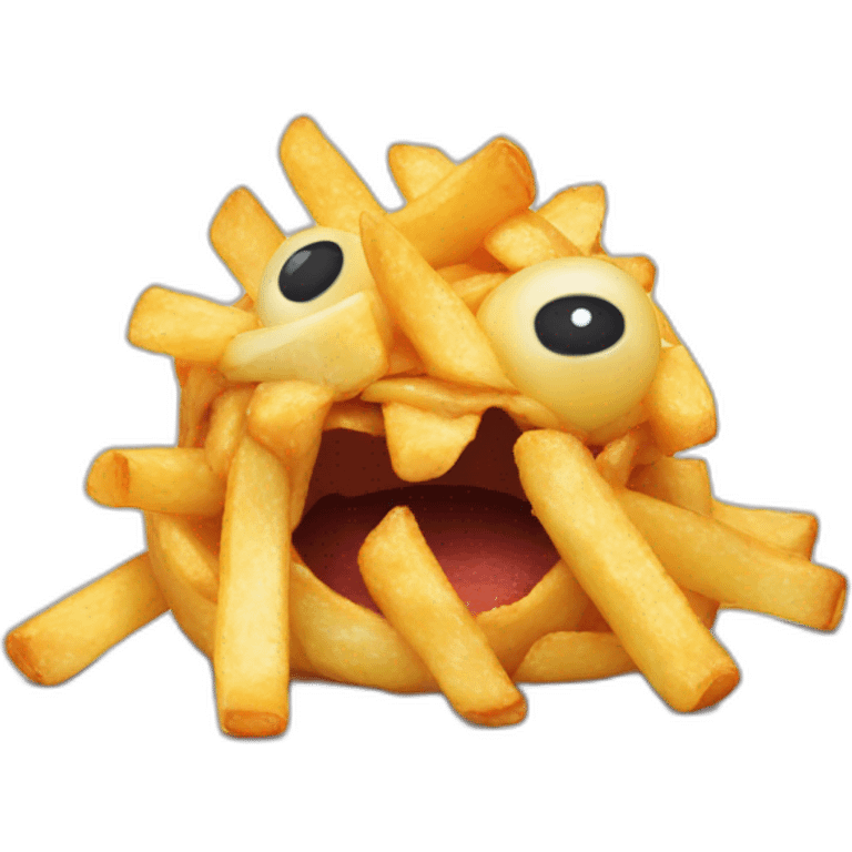 stitch mange frite emoji