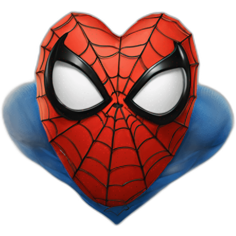 Spiderman heart emoji