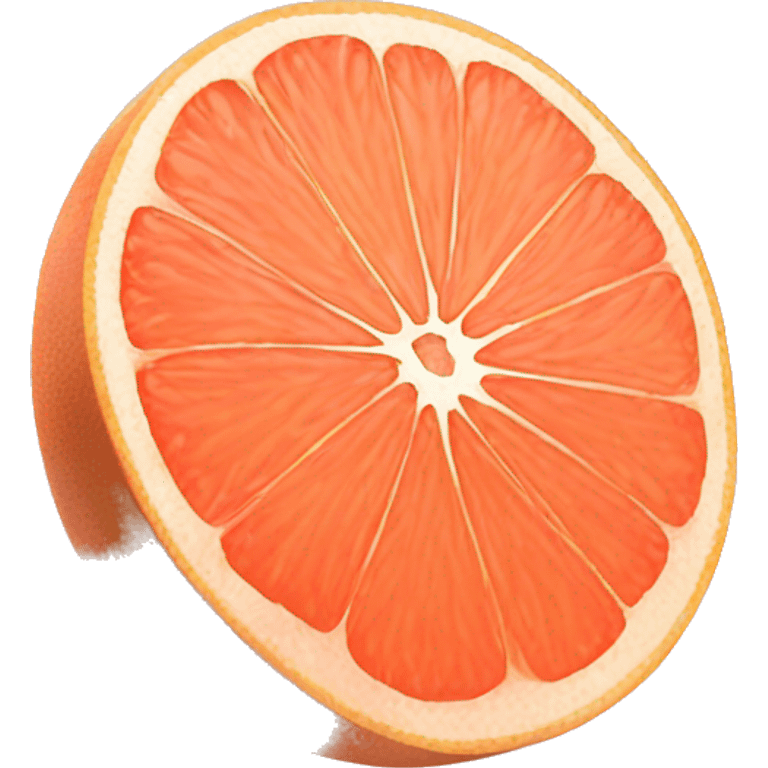 grapefruit slice emoji