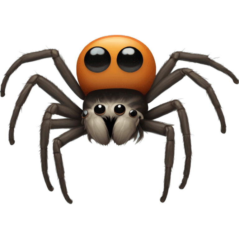 Jumping spider with two muscle arms  emoji