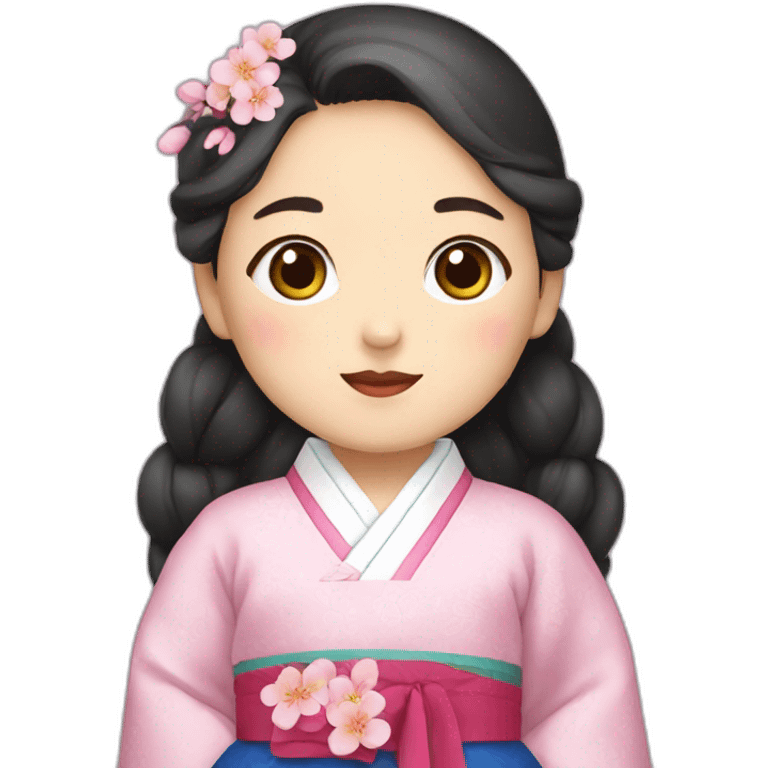 girl korean hanbok emoji