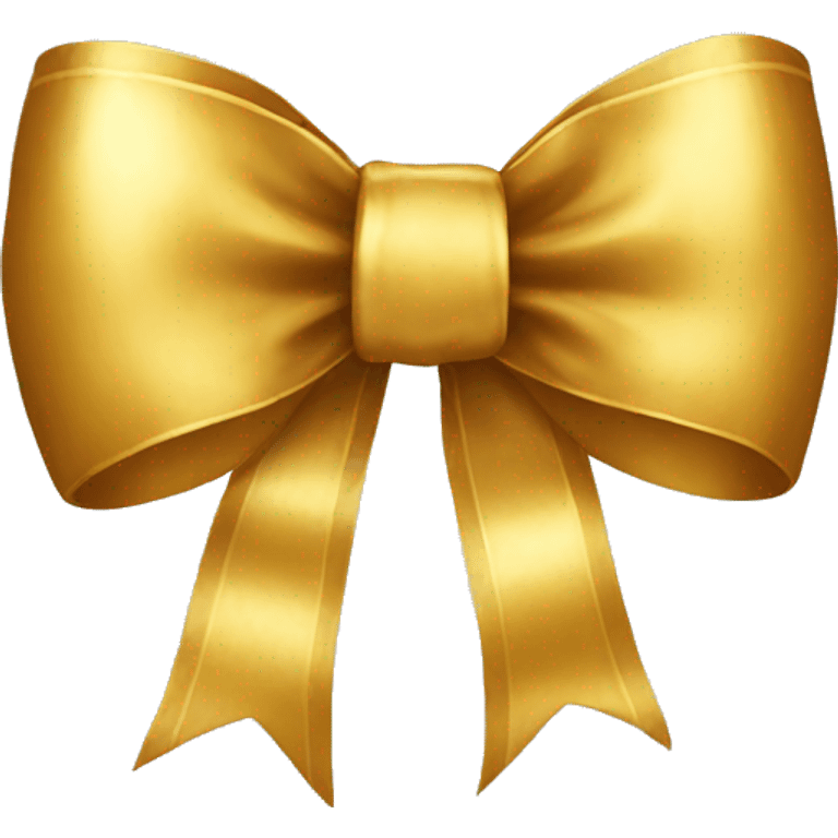 gold bow emoji