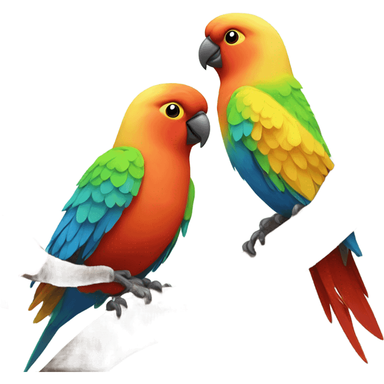 Love birds emoji