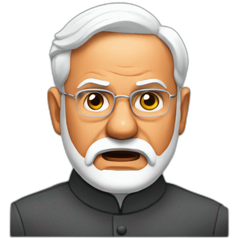 narendra-modi-angry emoji