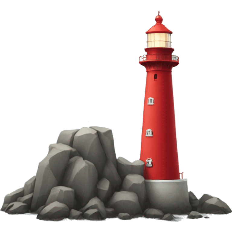 Red phare emoji