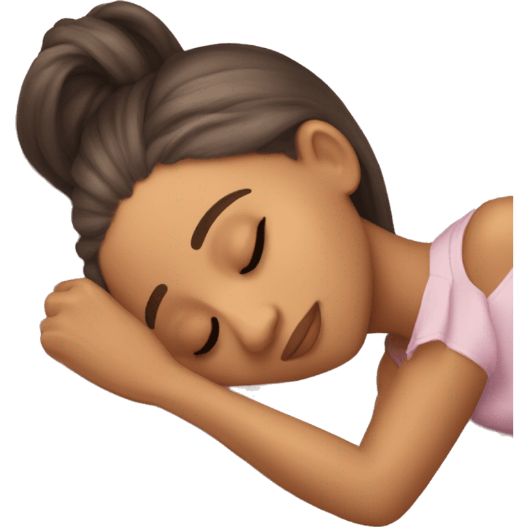 Ariana Grande sleeping emoji