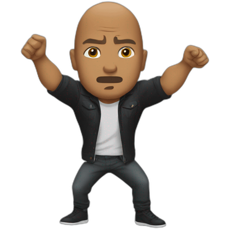 The rock dab emoji