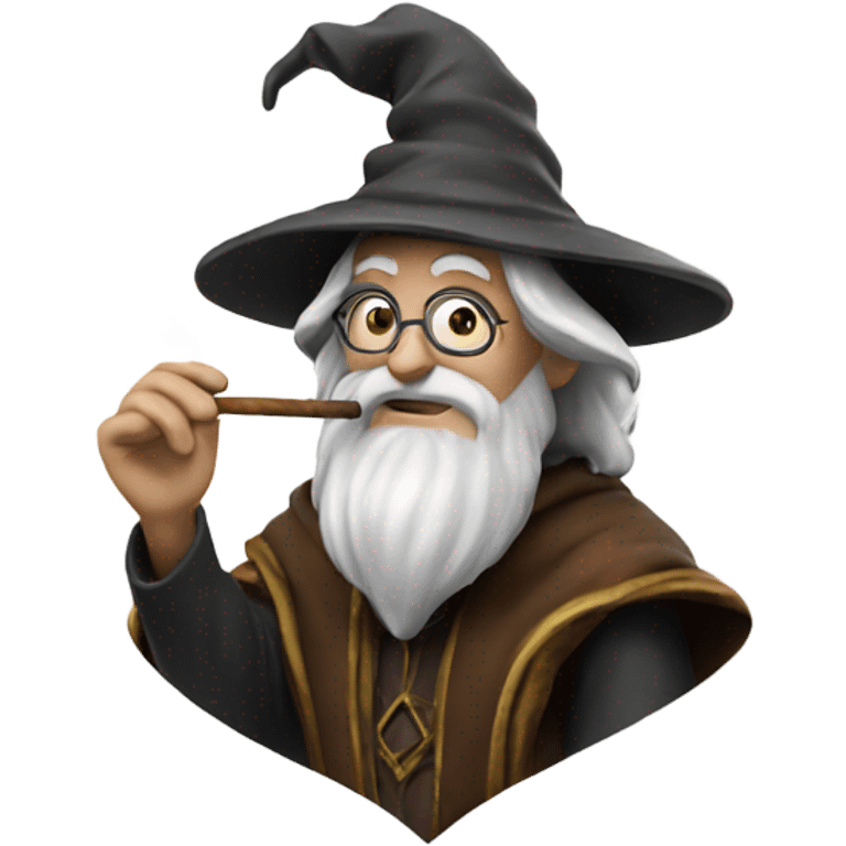 Wizard smoking   emoji