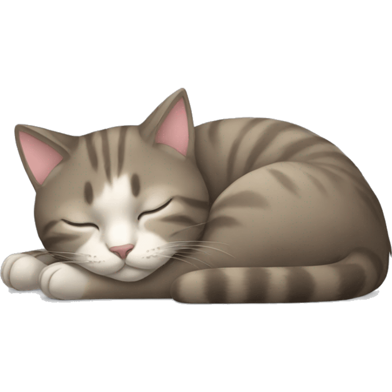 Cat sleeping emoji