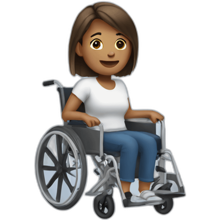 disabled woman emoji