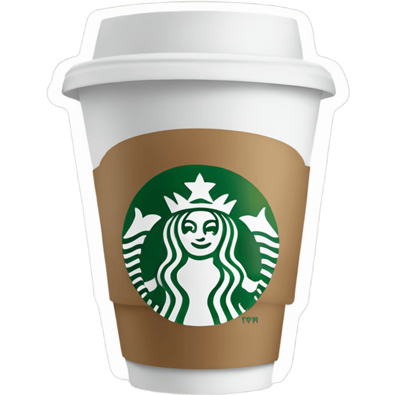 Starbucks coffee cup emoji