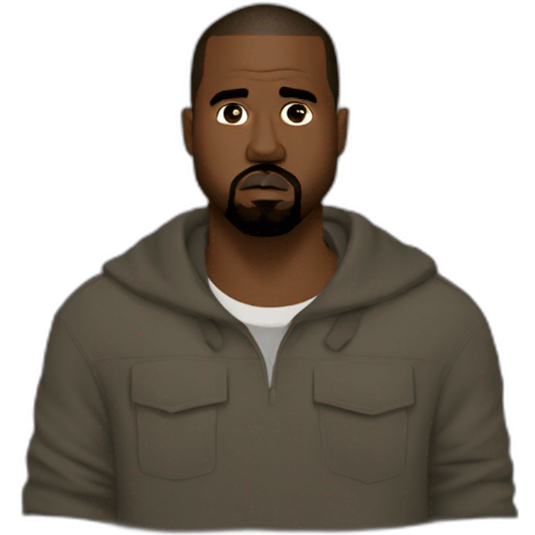 kanye west after a bad day emoji