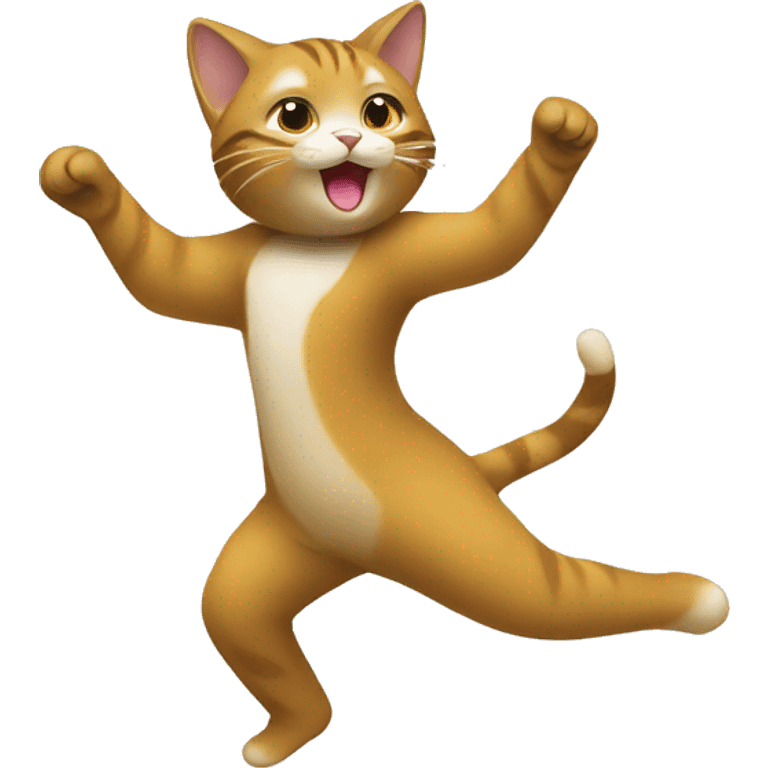 Un chat qui danse emoji