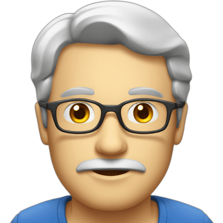 Monsieur en train de se faire du fromage emoji