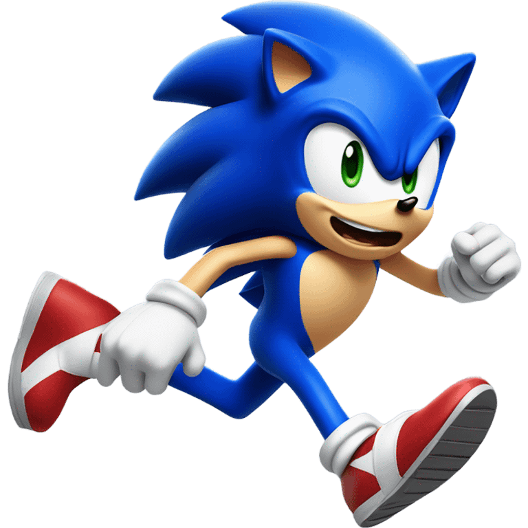 sonic running emoji