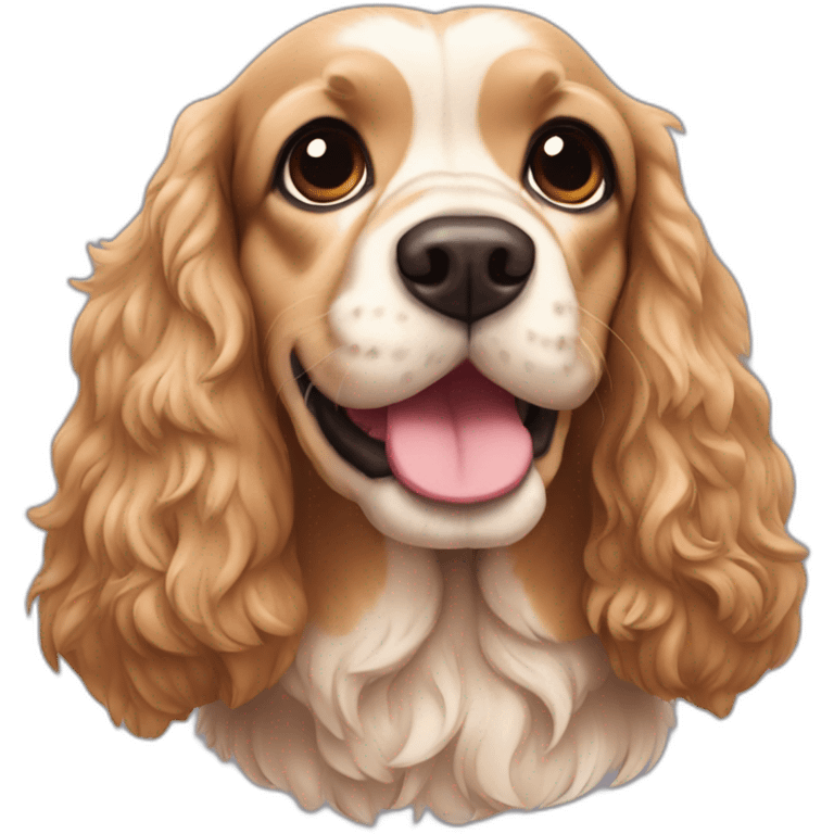 American cocker spaniel emoji