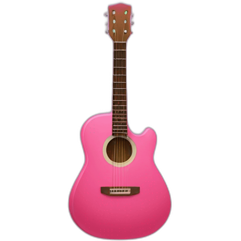 guitar-pick-pink emoji