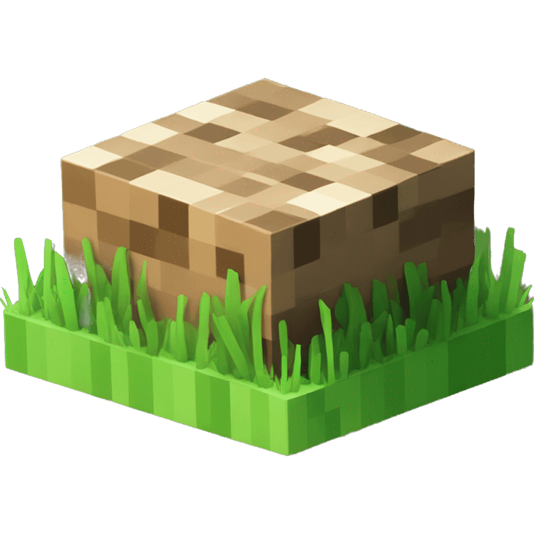 minecraft grass block emoji