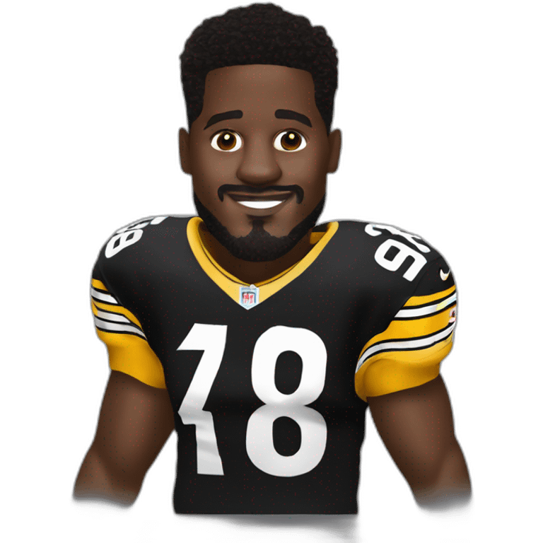 Antonio brown, Pittsburgh Steelers wide receiver emoji