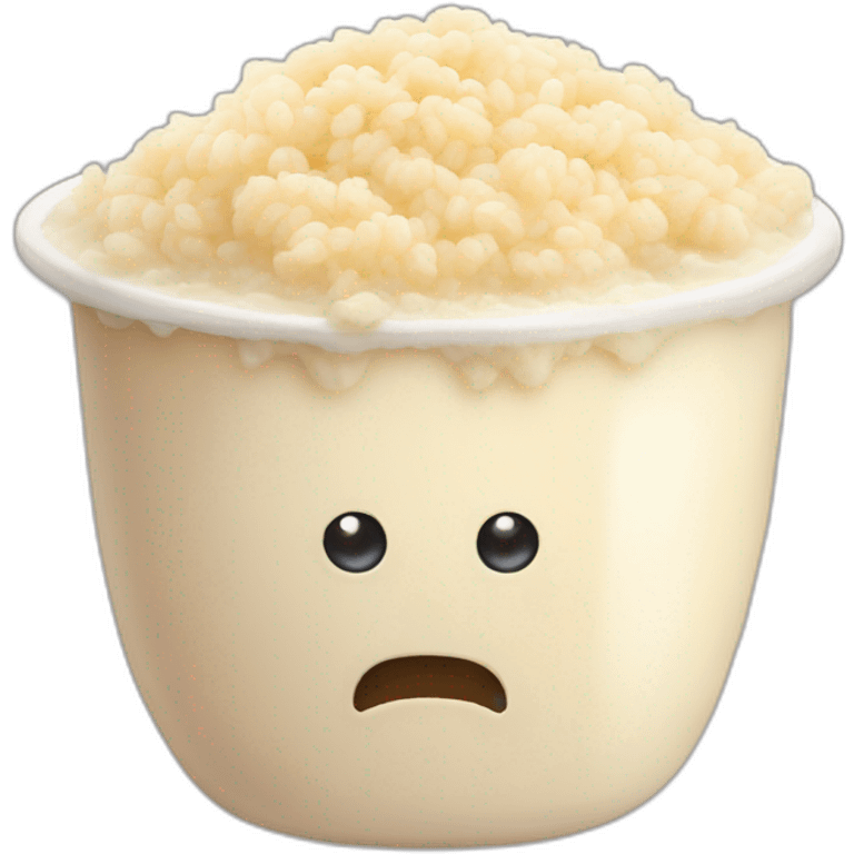 sentient rice pudding emoji